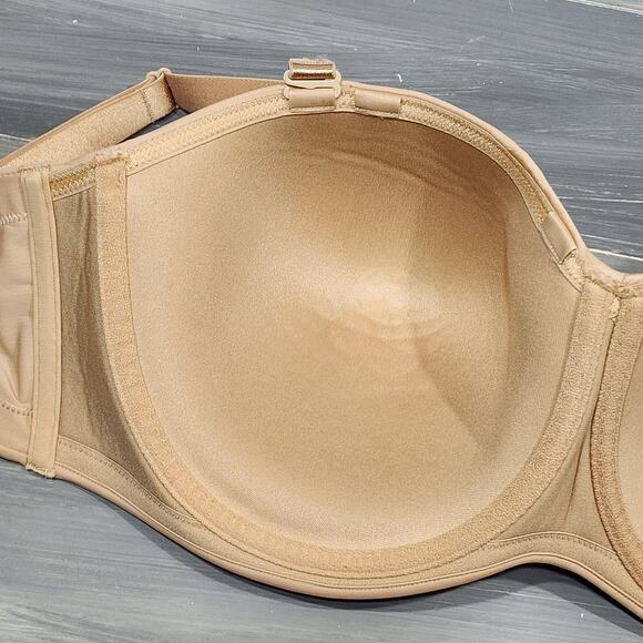 Soma Stunning Starlet Strapless Bra 40DDD Beige - Picture 8 of 8
